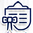 Eine Ikone, die ein Diplom oder eine Urkunde darstellt, um spezialisierte Programme und Expertisen zu symbolisieren.